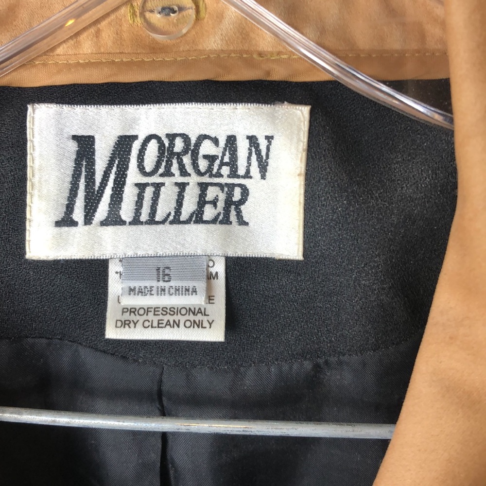 Morgan Miller Vintage Beaded Black Gold Skirt Suit - Picture 8 of 15